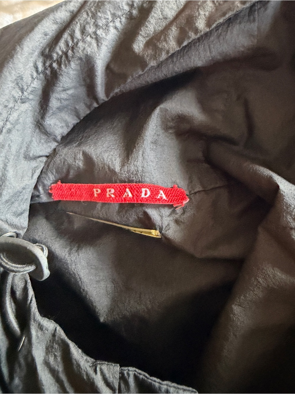 Vintage Prada Sport Linea Rossa Black Jacket – Made in Italy – Y2K
